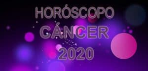 horóscopo cáncer 2020